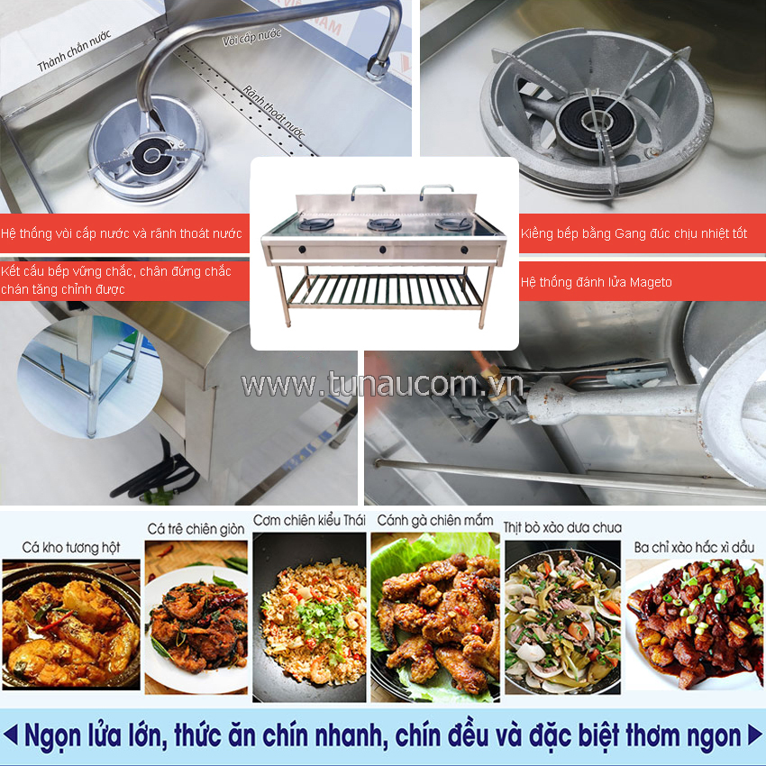 bếp á công nghiệp