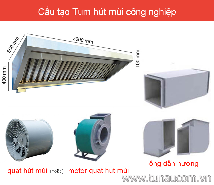 Tum hút mùi công nghiệp