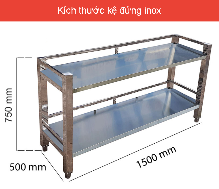 giá kệ inox nhà bếp