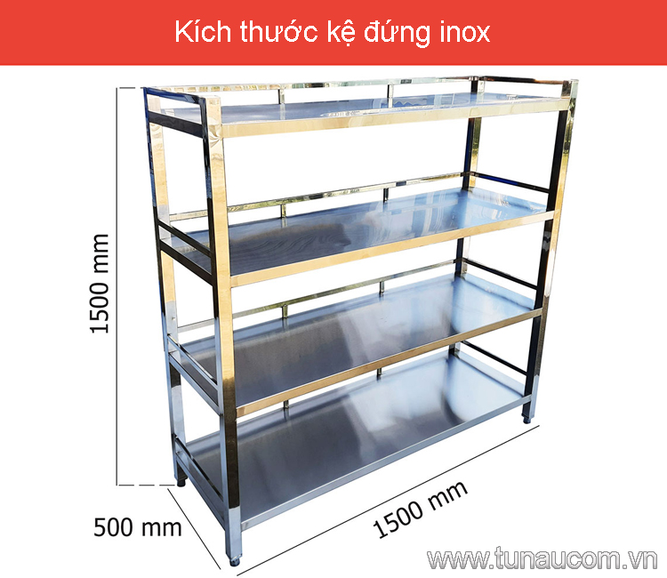 giá kệ inox nhà bếp