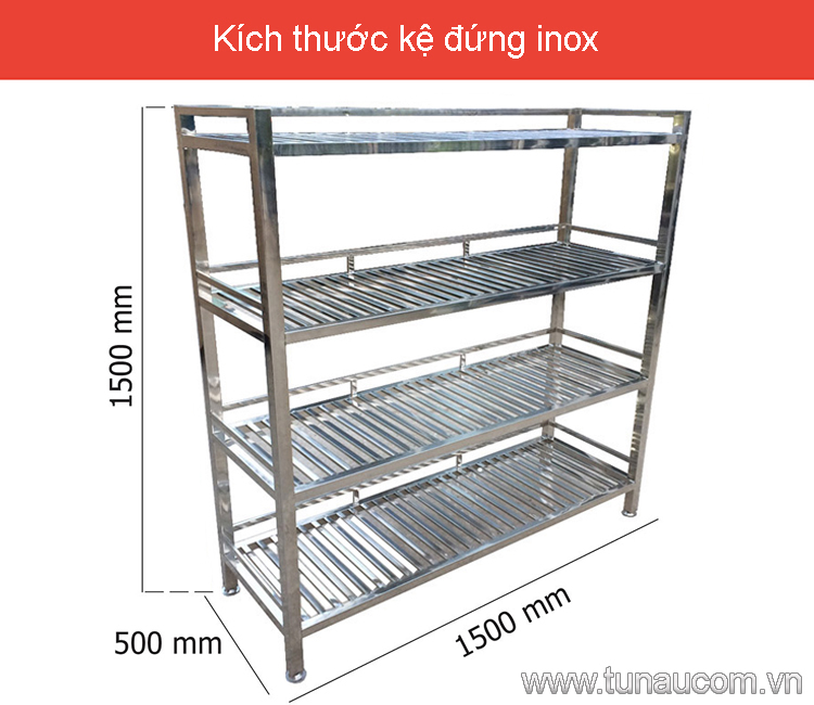 giá kệ inox nhà bếp