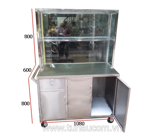 Tủ Quầy Bán Bún Phở 1080