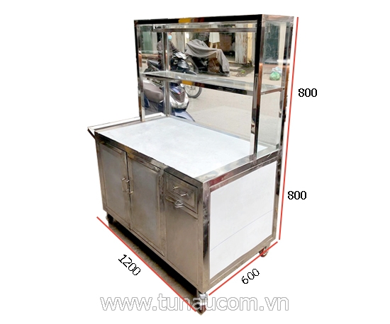 Tủ Quầy Bán Bún Phở 1200